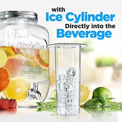 Large Capacity Plastic Drink Dispenser, Beverage Dispenser With Spigot, 1  Gal Iced Juice Lemonade Dispenser Plastic Water Jug 