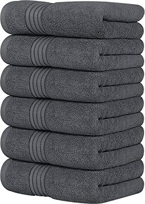 Utopia Towels [6 Pack Premium Hand Towels Set, (16 x 28 inches) 100% Ring  Spun Cotton, Ultra Soft and Highly Absorbent 600GSM Towels for Bathroom