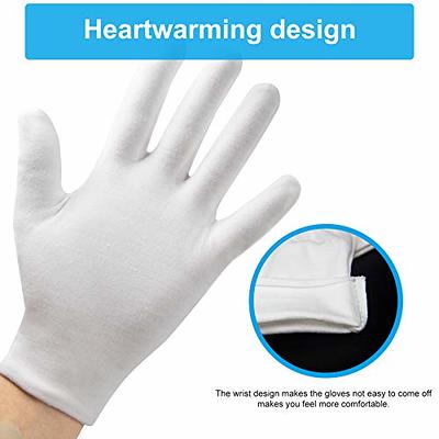 5Pairs(10Pcs) Moisturizing Gloves Overnight, Cotton Gloves for Dry