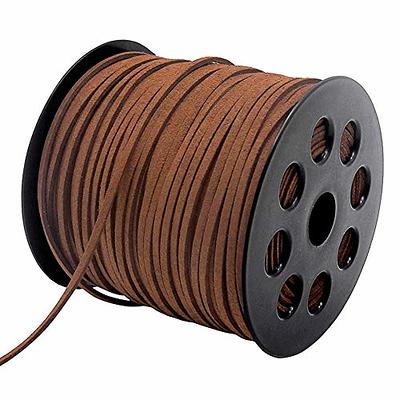Tenn Well Leather String, 100 Yards 2.6mm Flat Suede Cord, Faux Leather  Cord for Jewelry Making, Necklaces, Bracelets, Dream Catchers and DIY  Crafts (Brown) - Yahoo Shopping