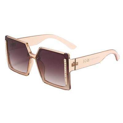  Dollger Retro Cat Eye Sunglasses for Women Hexagon