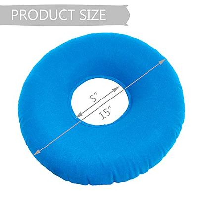 Shineyid Donut Pillow, Inflatable Donut Cushion for Tailbone Pain,Hemorrhoid  Seat Cushion (15 Light Blue, Air Pump Included) - Yahoo Shopping