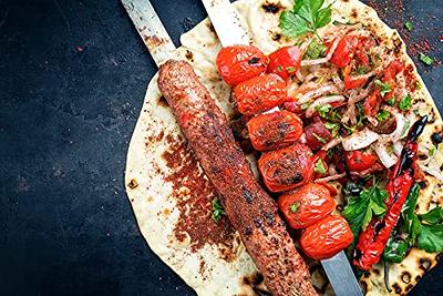 Wood Skewer And Shish Kebab