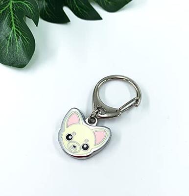 Harikaji Dog Keychain Ring, Cool Cute Pet Dog Keyring Bag Charm Mini Metal  Key Ring Keyfob