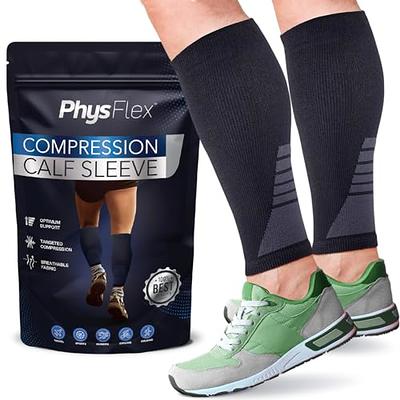 Graduated Calf Compression Sleeves, Medical Footless Compression Socks Men  Women Shin Splints Leg Brace