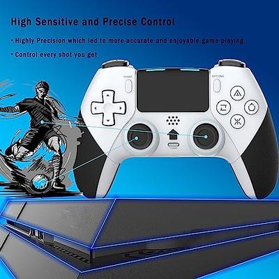  XISOGUU 2 Pack Wireless Controller for PS4, Wireless Remote  Control Compatible with Playstation 4/Slim/Pro,with Double  Shock/Audio/Six-axis Motion Sensor (black graffiti&Cosmic Nebula) : Video  Games