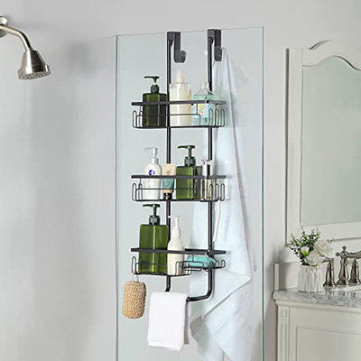 Rebrilliant Macelyn Suction Stainless Steel Shower Caddy