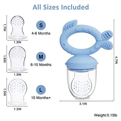 JEXFUN Silicone Baby Fruit Food Feeder Pacifier & Breastmilk