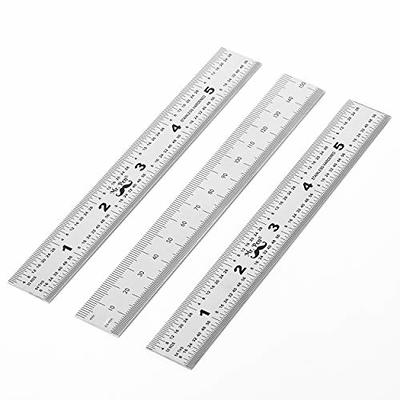  YouOKLight Plastic Ruler 30cm, Clear Ruler,Transparent