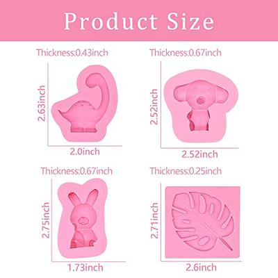 Soap Molds Silicone Craft Mold Forest Animal Rabbit Theme Shape Candle  Crafts