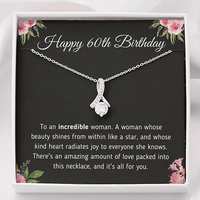 60th Birthday Jewelry Gift for a Woman Turning 60 Bead Bracelet