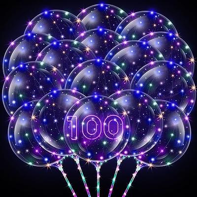 LED Bobo balloons 10 PACKS,20 Inches with String Lights Helium Style Glow  Bubble Balloons for Christmas Wedding Birthday Valentines Day Halloween  Party Supplies Decorations (Purple) - Yahoo Shopping