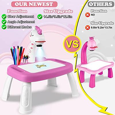 Hoarosall Drawing Projector,Arts and Crafts for Kids,Include Drawing Board  with Music,Color Pens,Pencils,Crayons,Scrapbook,Sticker Book,Unicorn  Stickers,Stamps,Toy for Girls & Boys 3+ Year Old - Yahoo Shopping