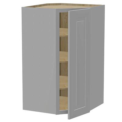 Allen + Roth Driftwood Shore 36.02-in W x 36.02-in D x 35.82-in H Outdoor Kitchen Corner Cabinet Stainless Steel | FHTA80080A