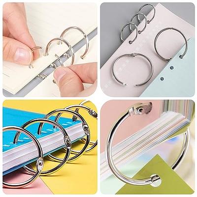 Harewu 60 Pack Binder Rings,Nickel Plated Steel Binder Rings(1,1.5,2 inch),  for Paper Rings, Key Rings, Binder Ring, Metal Rings for Index Cards Great  for Home, School, and Office - Yahoo Shopping