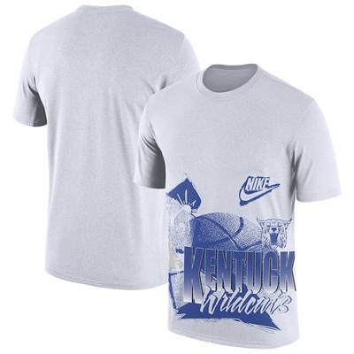 Men's Nike White Kentucky Wildcats Basketball Drop Legend Long Sleeve  Performance T-Shirt