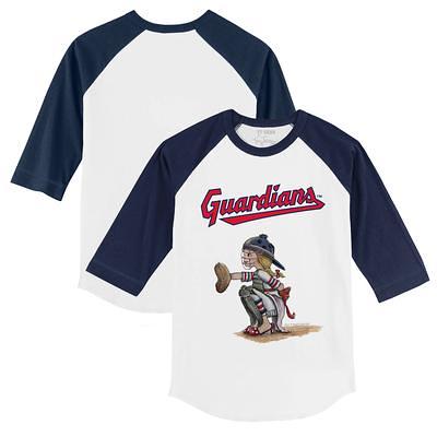 Seattle Mariners Tiny Turnip Women's Burger 3/4-Sleeve Raglan T-Shirt -  White/Navy