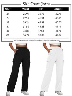 Trendy Queen Womens Cargo Sweatpants Cinch Bottom Fleece High Waisted Joggers  Pants Athletic Lounge Trousers with Pockets Black - Yahoo Shopping