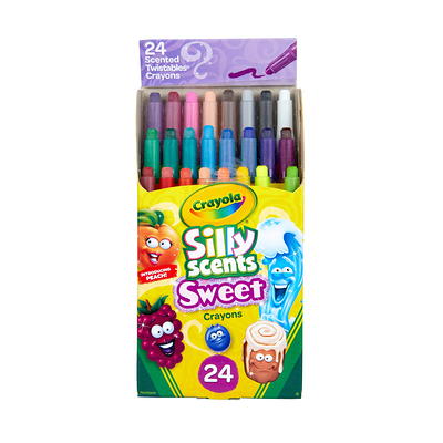 Crayola Silly Scents Smashups Twistable Crayons Assorted Colors Box Of 24  Crayons - Office Depot