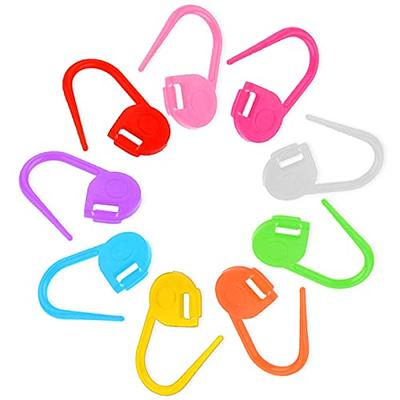 Plastic Knit Counter Knitting Crochet Stitch Marker Row Ring Sewing Tool  Craft Accessories Two Color(One Set)