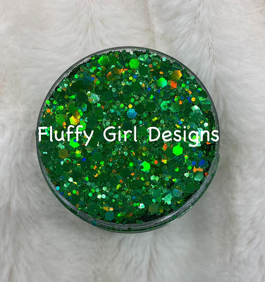 Holographic Chunky Glitter, 160G/5.64OZ Craft Glitter for Resin