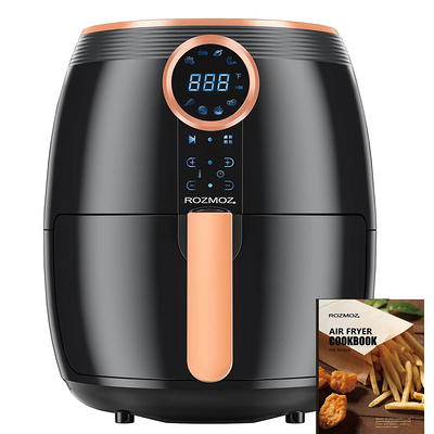 Caynel 5 Quart Digital LED Touch Screen Air Fryer, 1400W Countertop Oven, Black