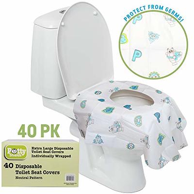 Essential Medical Supply Foam Padded Toilet Seat Cushion Riser with Hook  and Look Attachment for Toilet Seat and Washable Vinyl Cover, 4