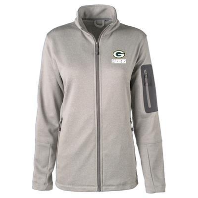 Women's New Era Camo Green Bay Packers Raglan Full-Zip Hoodie