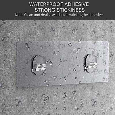 Floating Corner Shower Shelf, Adhesive, Stainless Steel, with