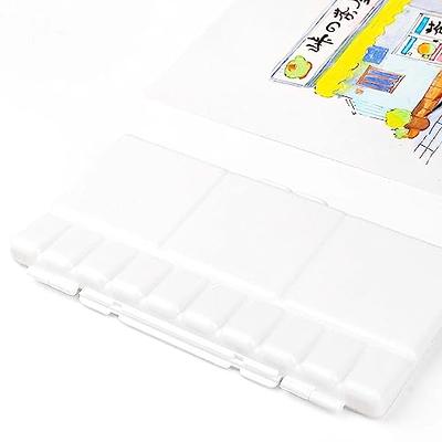  Watercolor Palette Tin with 20pcs White Plastic Empty