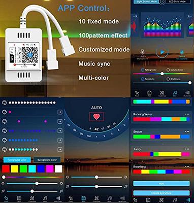 WiFi Bluetooth-compatible App Music pixel controller Dual output 5V 12V 24V  Magic Home Alexa Google For WS2812 WS2811 LED strip