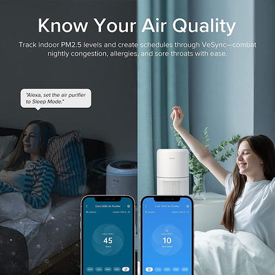 Levoit Plasma Pro 300S Smart True HEPA Smart Air Purifier White