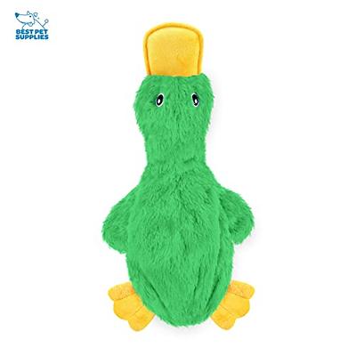 Best Pet Supplies Crinkle Dog Toy for Small, Medium, and Large Breeds, Cute  No Stuffing Duck with Soft Squeaker, Fun for Indoor Puppies and Senior