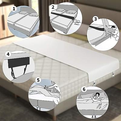 Bed Bridge Adjustable Connector Belt Bed Gap Filler Quickly Create King  Size Bed Mattress Extender for