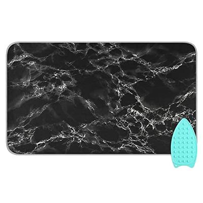 Emelivor Black Marble Ironing Mat Portable Ironing Pad Blanket for Table  Top Heat Resistant Ironing Board Cover with Silicone Pad for Washer Dryer Countertop  Iron Board Alternative Cover, 47.2x27.6in