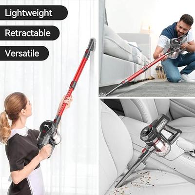 DEVOAC Cordless Vacuum Cleaner, Lightweight with Rechargeable Battery,  Convenient 6 in 1 Handheld Stick Vacuum Cleaner with Powerful Suction for