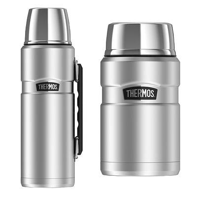 Thermos King 24 Ounce Food Jar, Stainless Steel