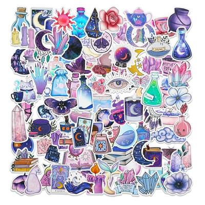 Cute Aesthetic Stickers Art, Moon Stickers Aesthetic