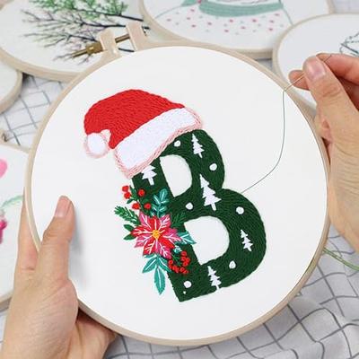 Santa Merry Christmas Embroidery Starter Kits