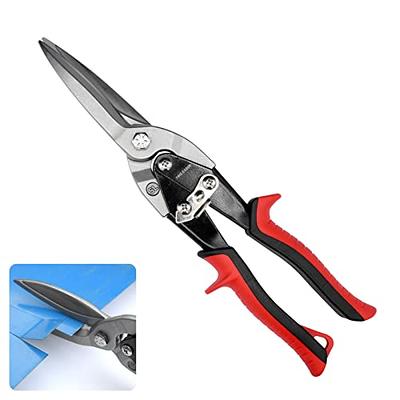 Manual Steel Straight Cut Metal Scissors, Aviation Tin Snips Heavy