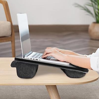 Adjustable Lap Laptop Desk with Storage Area Portable Cushion Pillow