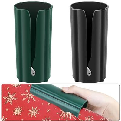 2pcs Wrapping Paper Cutter, Gift Wrap Cutterportable Sliding Wrapping Paper  Roll Cutter Tool,makes Wall Sticker Decorations And Gift Packaging Compati