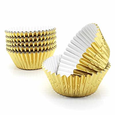 Gold Cupcake Liners,GOLF Standard Gold Foil Cupcake Liners Wrappers  Metallic Baking Cups ,Muffin Paper Cases, 100 Pack - Yahoo Shopping