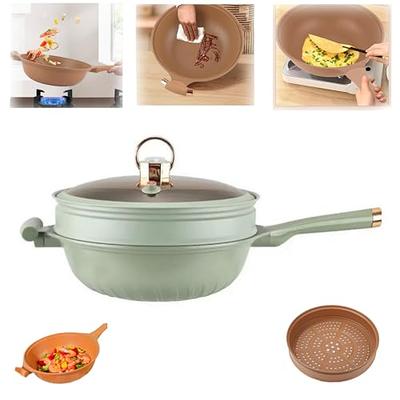 Hamilton Beach Durathon Ceramic Skillet with Removable Pan Copper