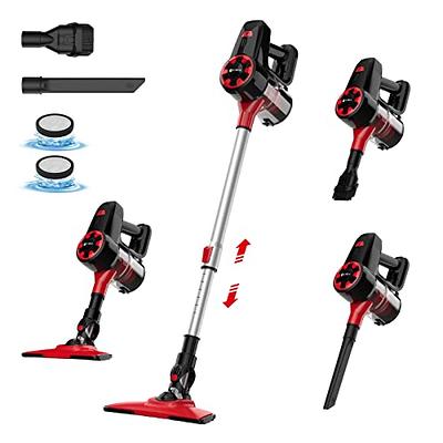 INSE Cordless Vacuum Cleaner, 6-in-1 Rechargeable Stick Vacuum with 2200  m-A-h Battery, Powerful Lightweight Cordless Vacuum Cleaner, Up to 45 Mins  Runtime, for Home Hard Floor Carpet Pet Hair-N5S - Yahoo Shopping