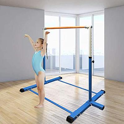 Adjustable Gymnastics Bar Horizontal Training Bar Junior Home Kip Gym  Equipment