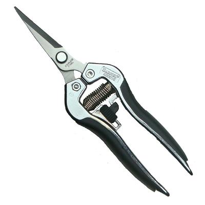 Viagrow 2 in. Micro Tip Straight Blade Non-Slip Comfort Grip Pruning Shears