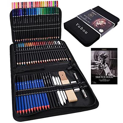 Arteza Colored Pencils 72 Professional Drawing Pencils Soft Wax-Based Cores Art  Supplies for Sketching Shading Vibrant Coloring Pencils for Beginners & Pro  in Tin Box 72 Count (Pack of 1)