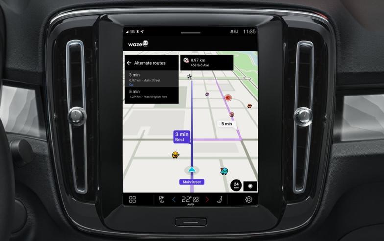 Volvo為旗下車款新增了Waze應用程式，免連接即可使用導航
