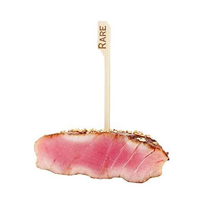 Restaurantware Smart 4 Inch Rare Steak Markers, 1000 Disposable Meat Marker  Sticks - Sturdy, Paddle Design, Natural Bamboo Steak Temperature Markers,  For Barbeques, Parties, Or Buffets - Yahoo Shopping
